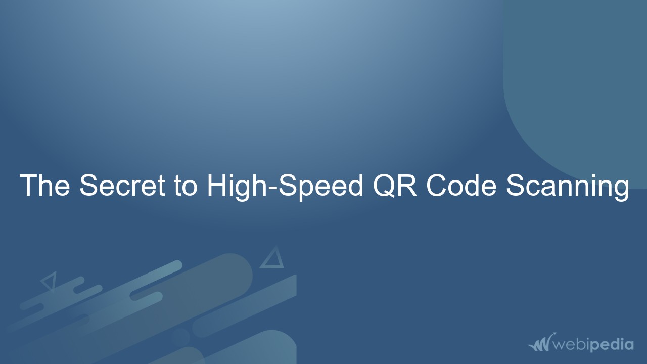 The Secret to High-Speed QR Code Scanning